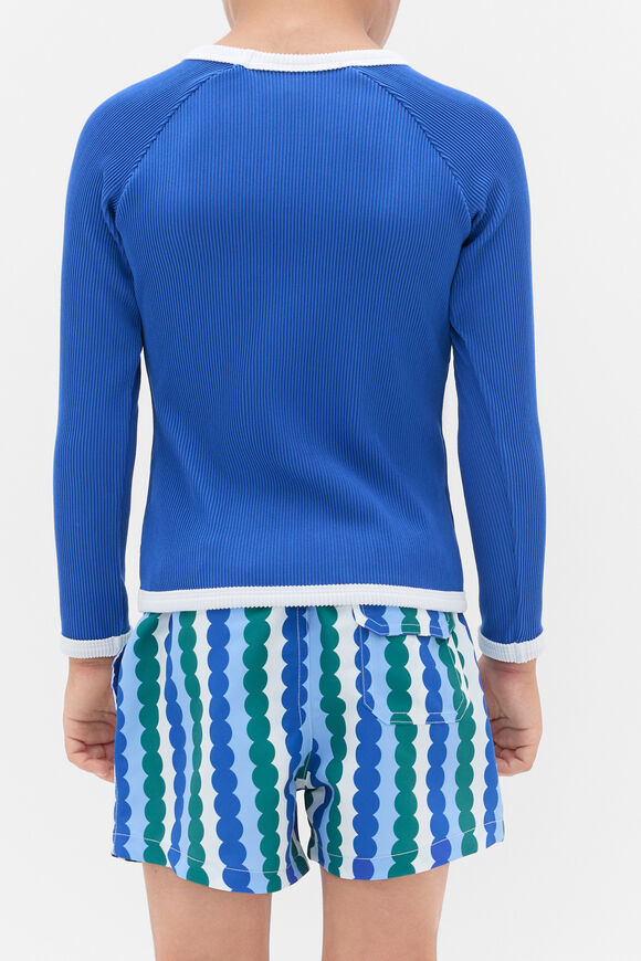Textured Rib Rashvest  Cobalt  hi-res