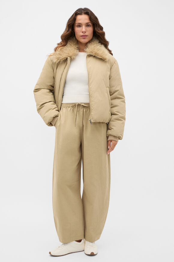 Cotton Elasticated Pant  Caramel Clay  hi-res
