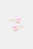 Cherry Pom Pom Snaps  Candy Pink  hi-res