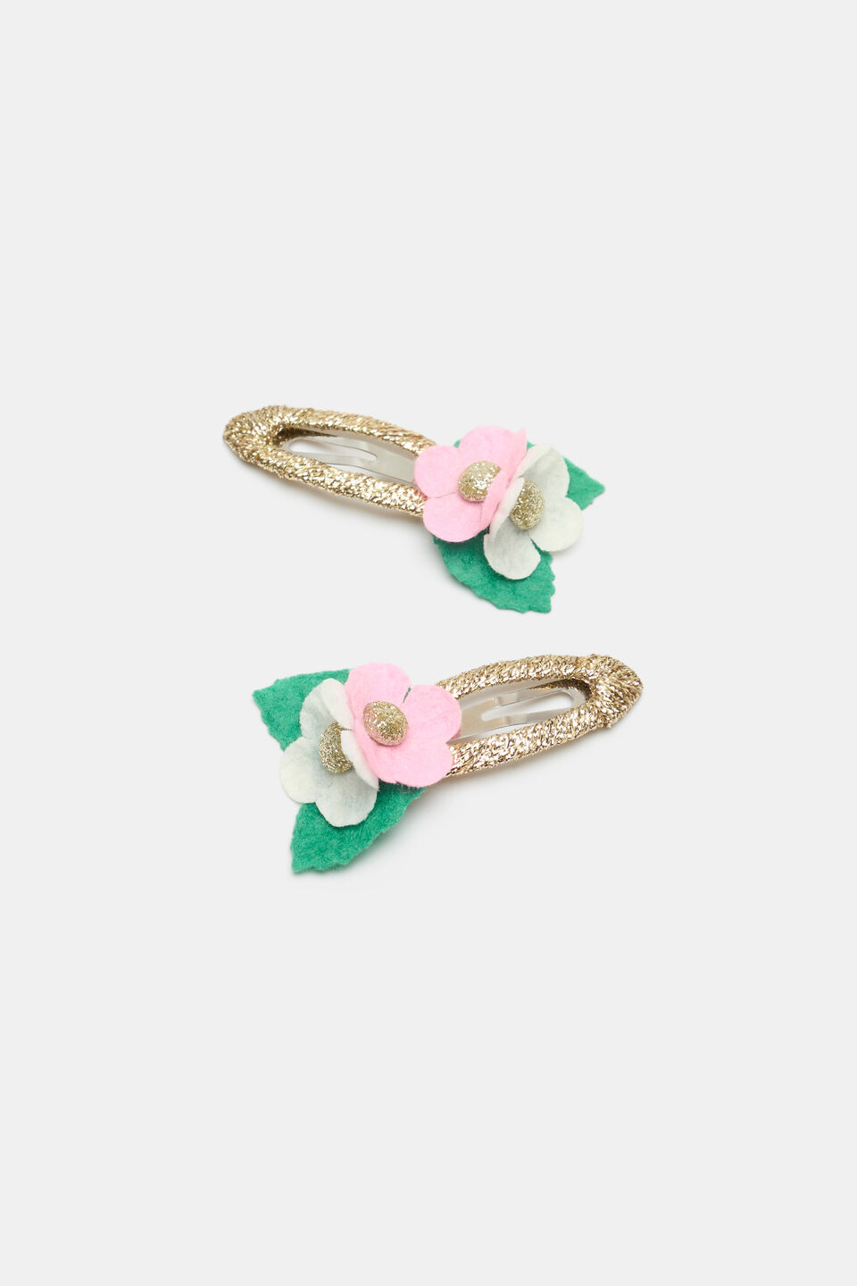 Felt Flower Snaps  Multi