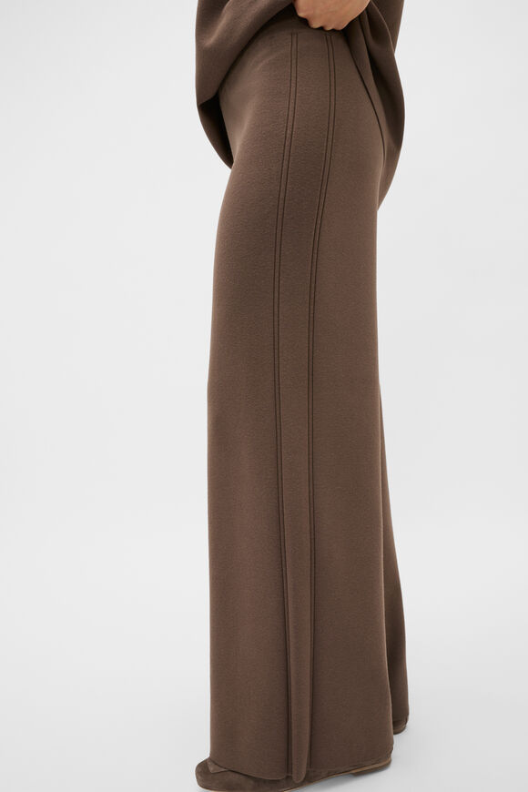 Knitted Rib Side Pant  Chestnut  hi-res