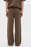 Knitted Rib Side Pant  Chestnut  hi-res