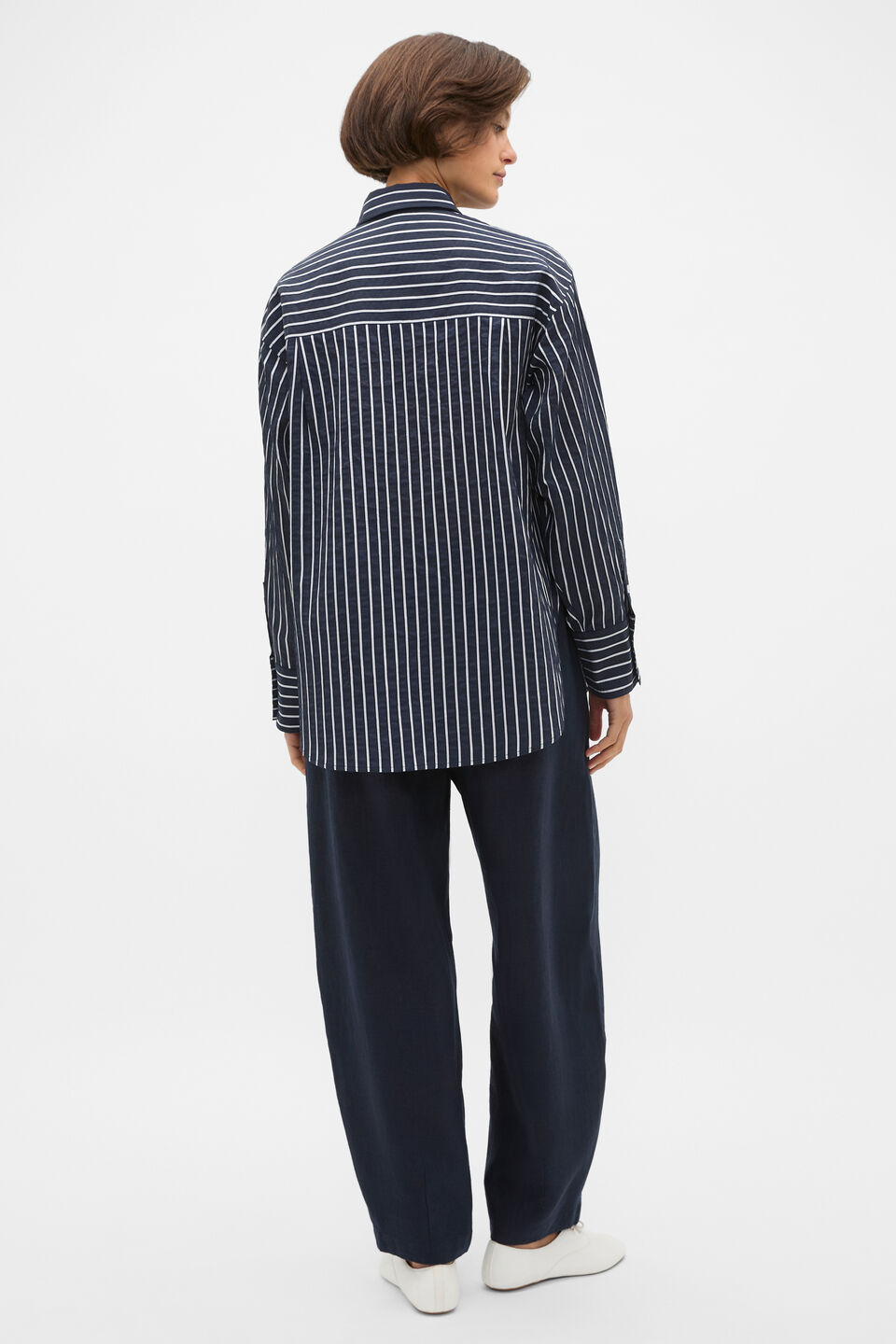Textured Stripe Pocket Shirt  Twilight Blue Stripe