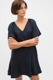 Core Linen Flutter Mini Dress  Twilight Blue  hi-res