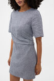 Linen Gingham Mini Dress  Twilight Blue Gingham  hi-res