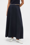 Core Linen Midi Skirt  Twilight Blue  hi-res