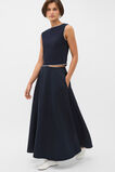 Core Linen Midi Skirt  Twilight Blue  hi-res