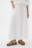 Core Linen Midi Skirt  Whisper White  hi-res