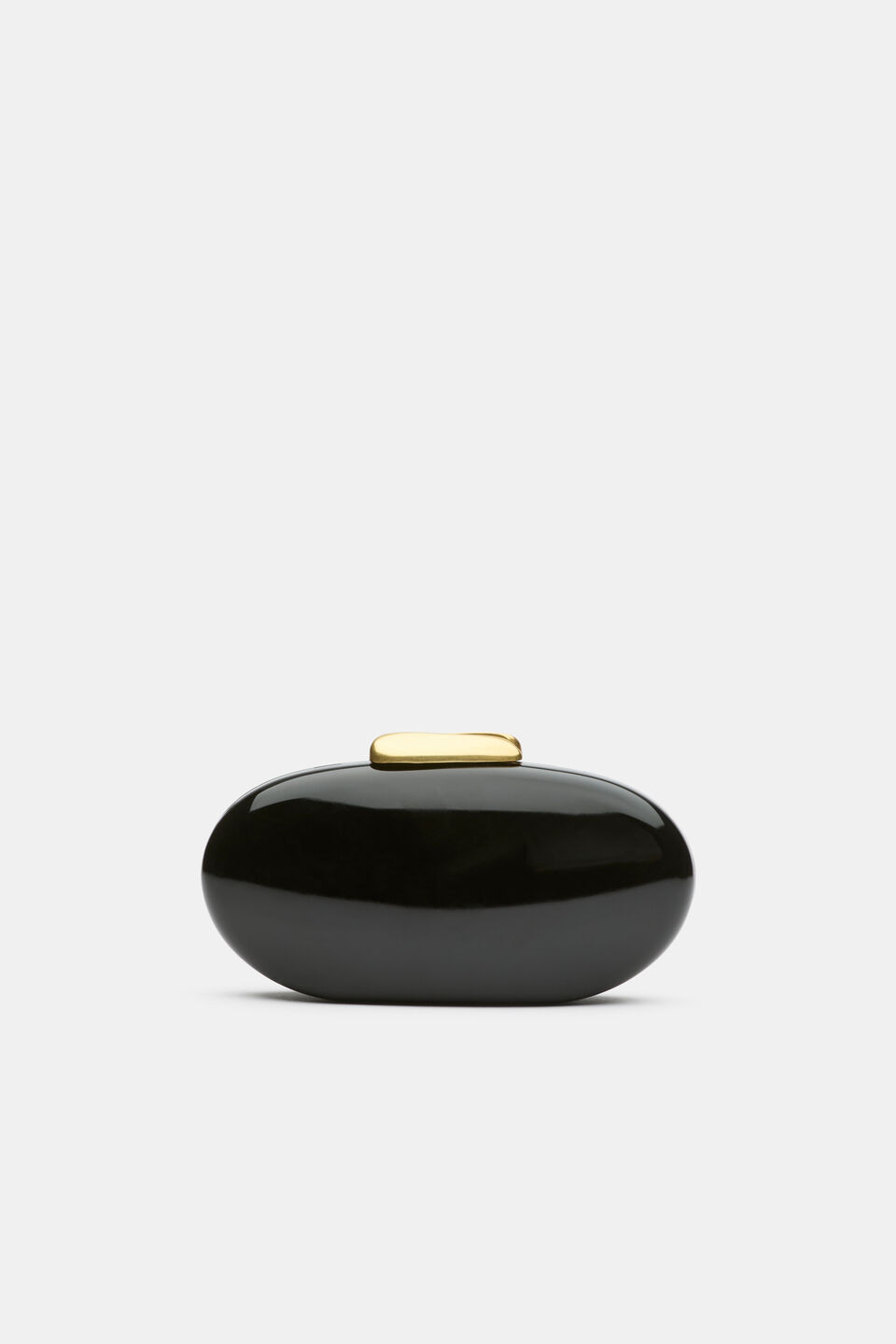 Acrylic Hardcase Clutch  Black