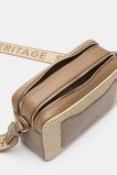 Textured Camera Bag  Tan  hi-res