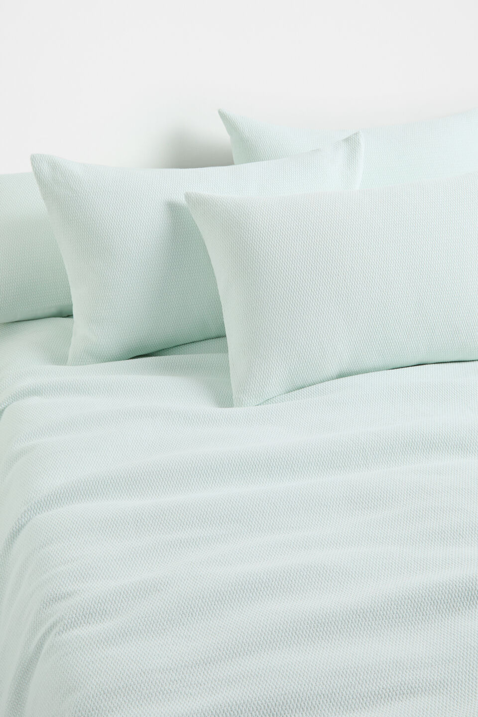 Mila Queen Duvet Cover  Mist