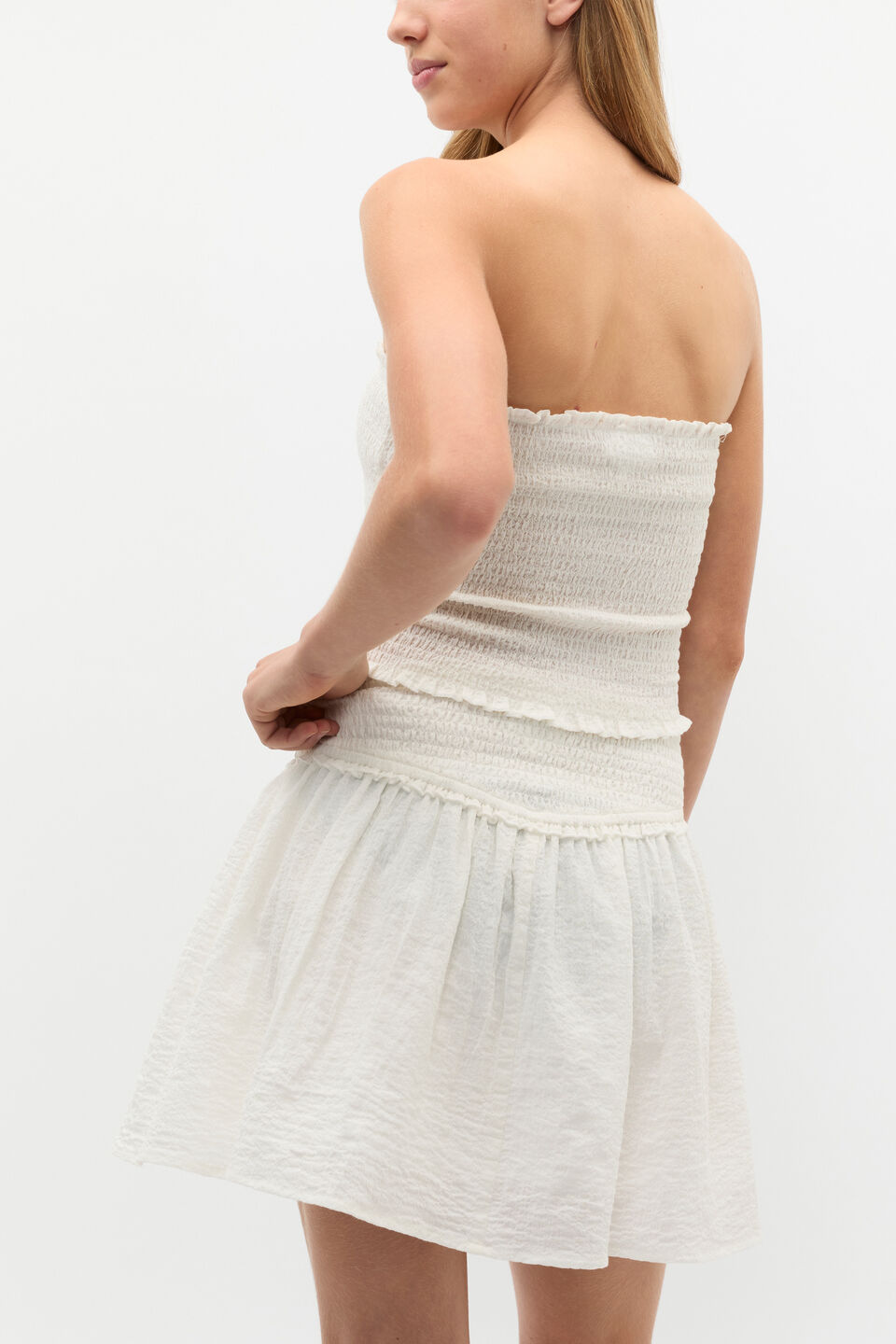 Shirred Skirt  Canvas