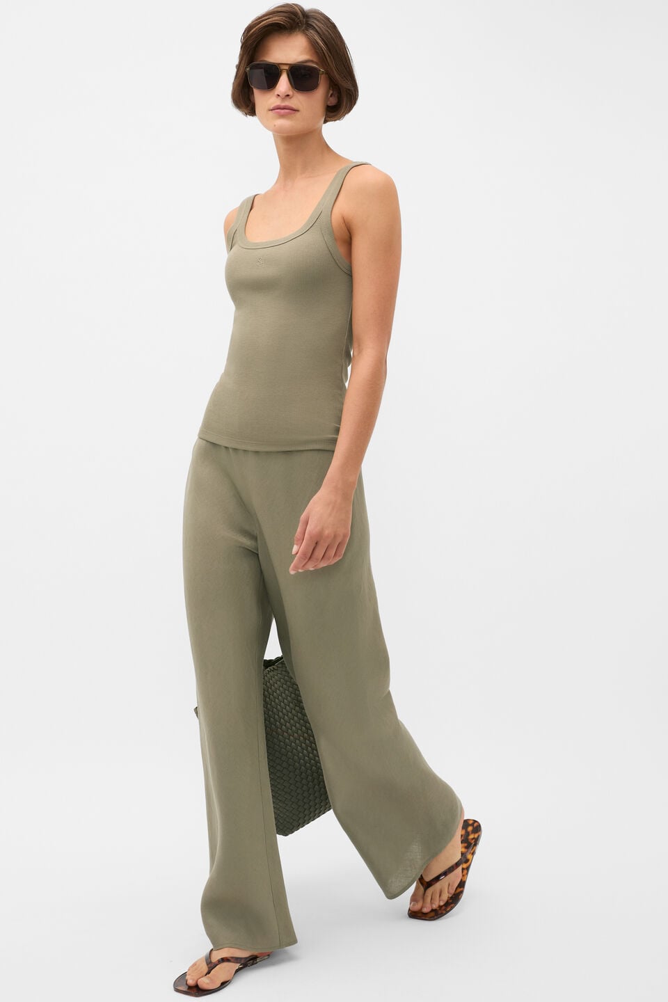 Core Heritage Rib Tank  Caper