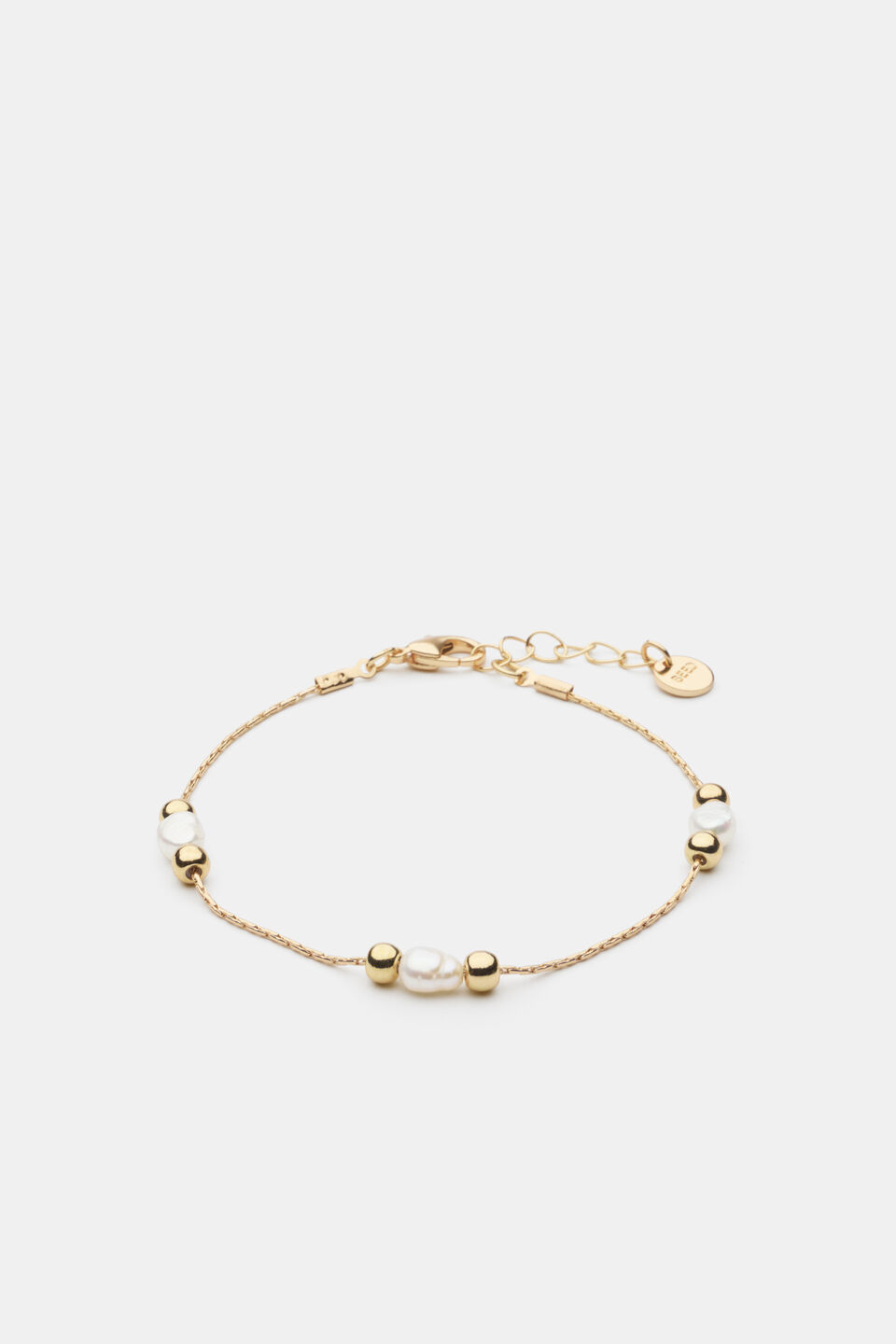 Pearl Bead Bracelet  Gold