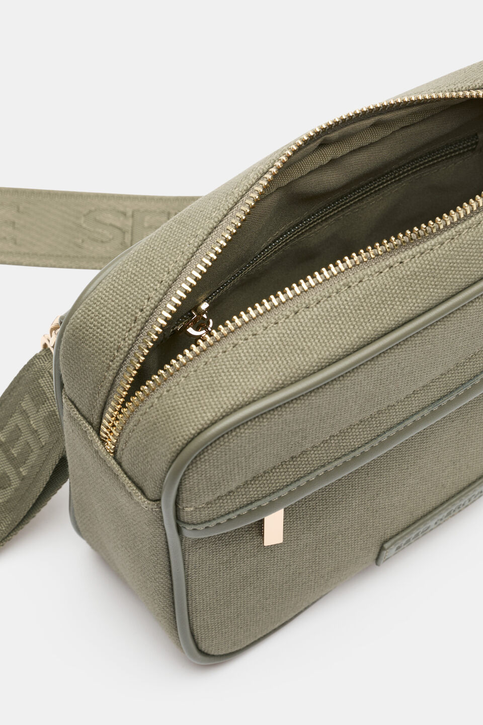 Mini Canvas Crossbody Bag  Caper