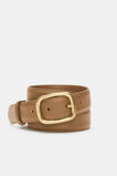Charlotte Leather Belt  Tan Gold  hi-res