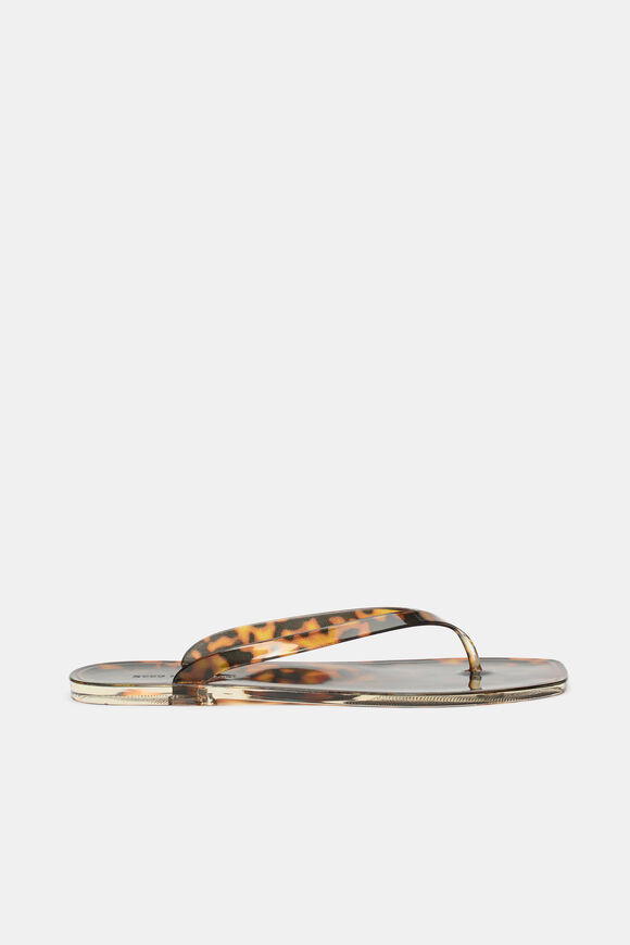 Elle Jelly Flip Flop  Tortoiseshell  hi-res