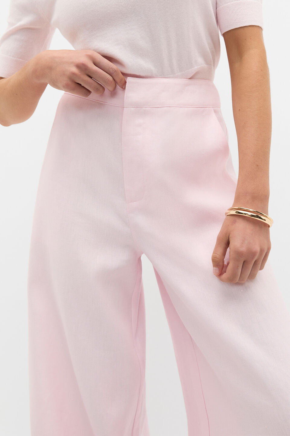 Tailored Linen Pant  Primrose