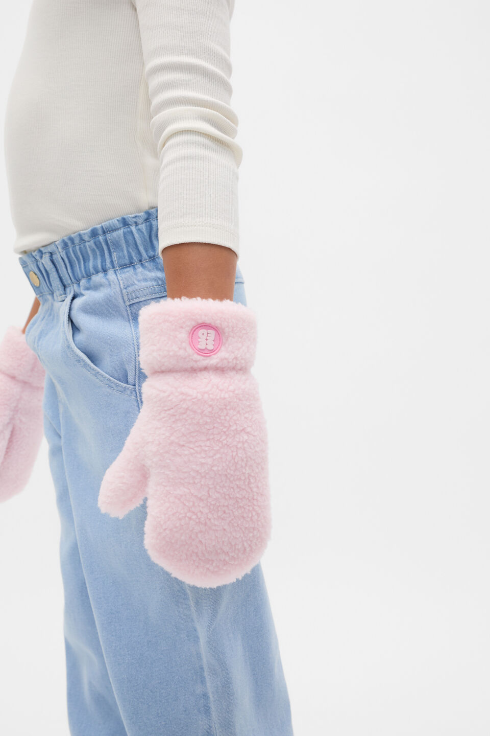 Cosy Mittens  Pink Lemonade