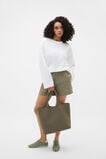 Woven Textured East West Tote  Caper  hi-res