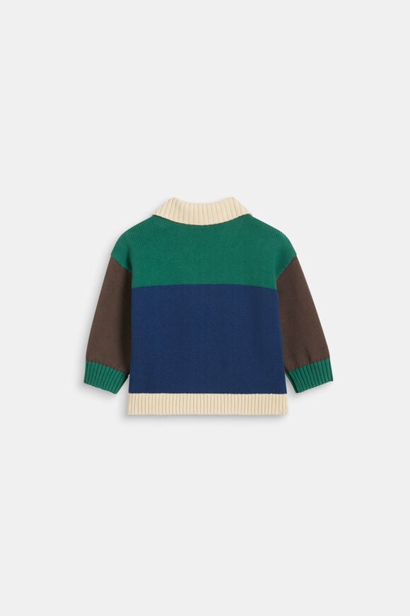 Colourblock Cardigan  Multi  hi-res