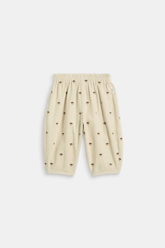 Embroidered Cord Pant  Milk Tea  hi-res