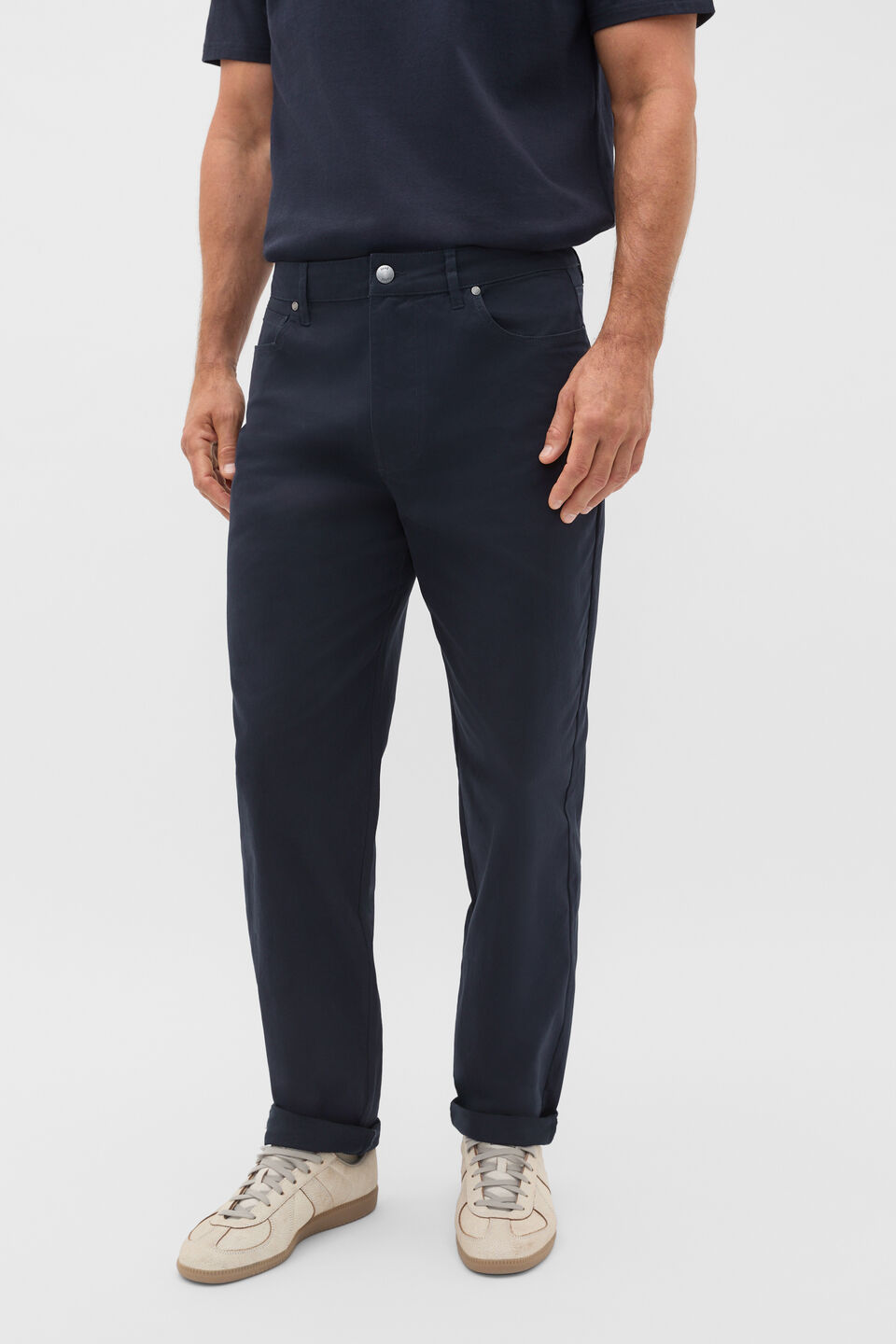 5 Pocket Pant  Midnight Blue