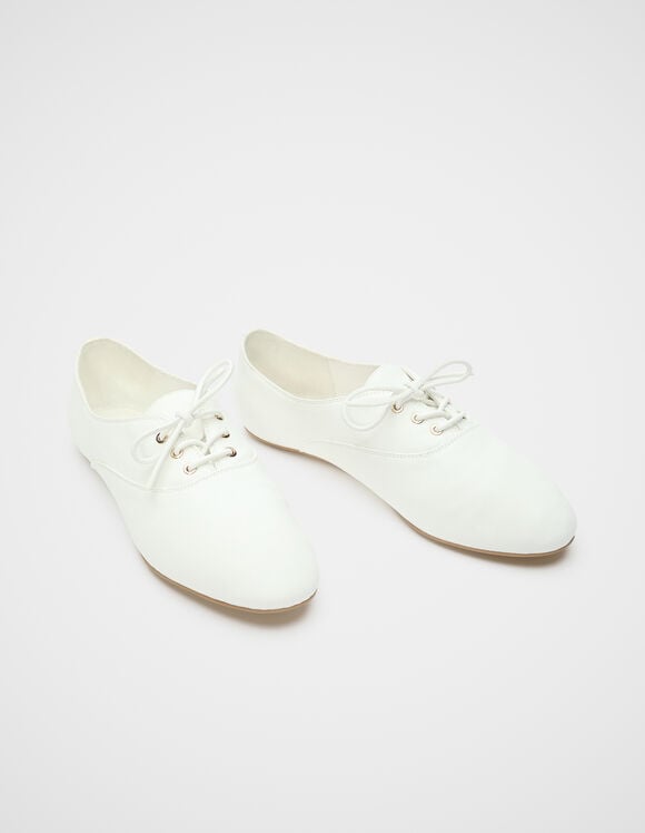 Ellie Ballet Lace Up  White  hi-res