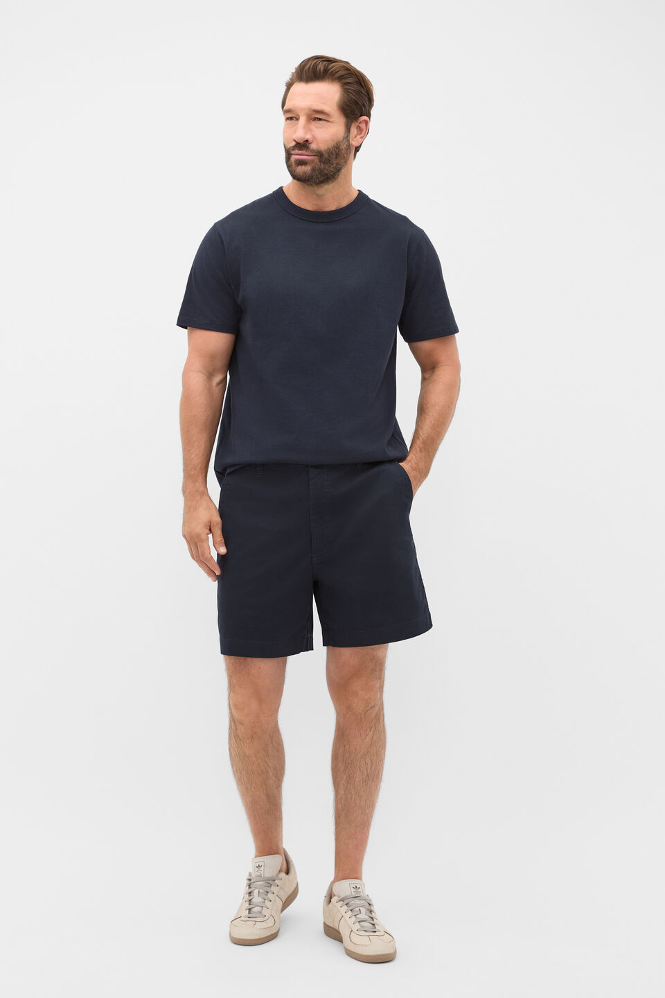 Chino Short  Midnight Blue