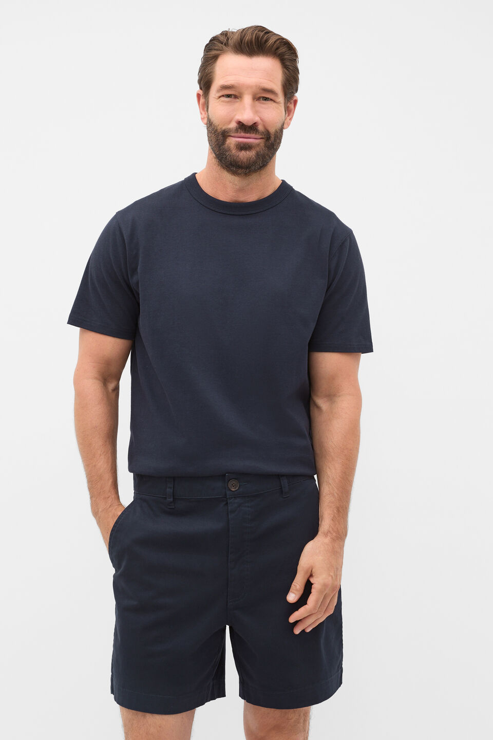 Chino Short  Midnight Blue