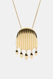 Teardrop Pendant Necklace  Gold  hi-res