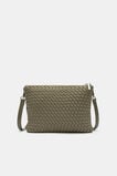 Woven Textured Mutli Pocket Bag  Caper  hi-res