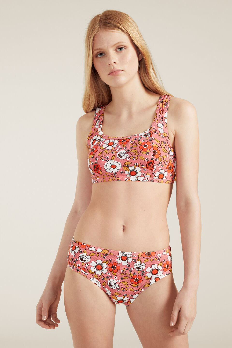 Retro Floral Bikini  