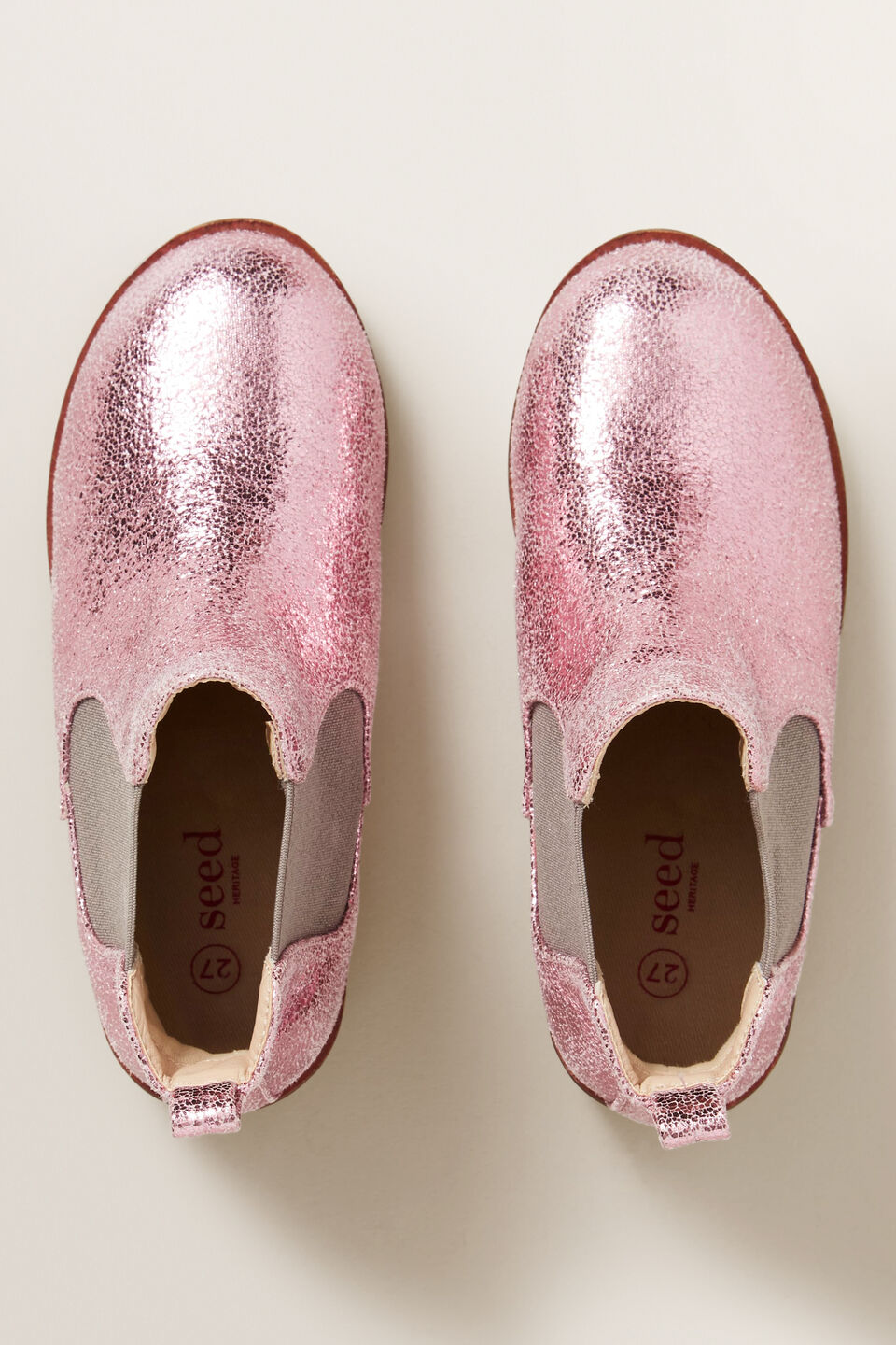 Metallic Pink Boot  