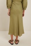 Core Linen Slip Skirt  Sage Green  hi-res