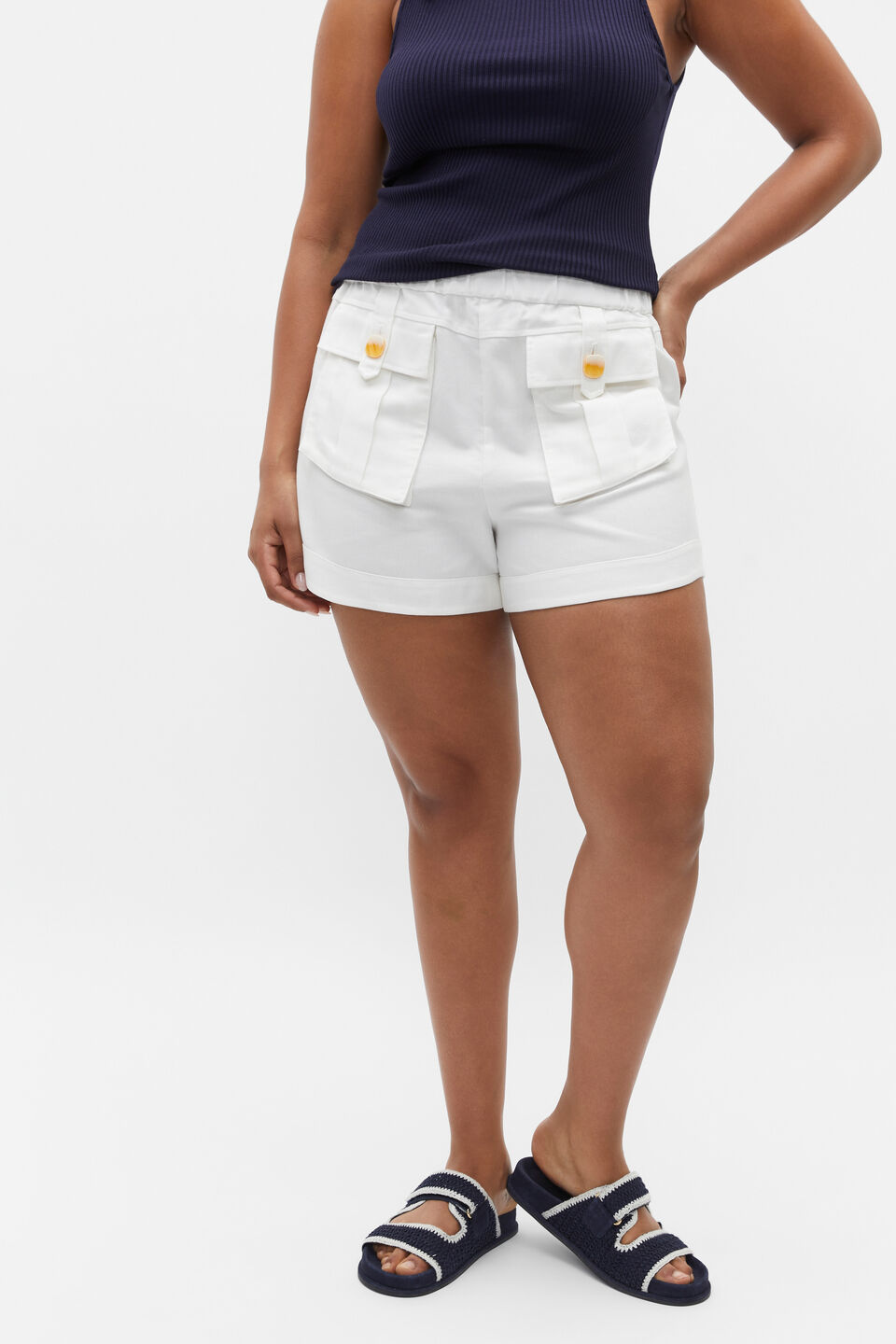 Sailor Pocket Short  Cloud Cream