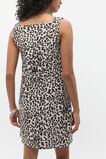 Linen Ocelot Button Down Mini Dress  Ocelot  hi-res
