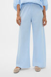 Core Linen Easy Wide Leg Pant  Chalk Blue Crossdye  hi-res
