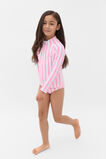 Stripe Rash Set  Candy Pink  hi-res