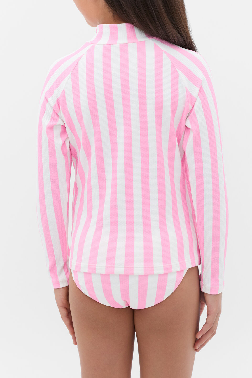 Stripe Rash Set  Candy Pink