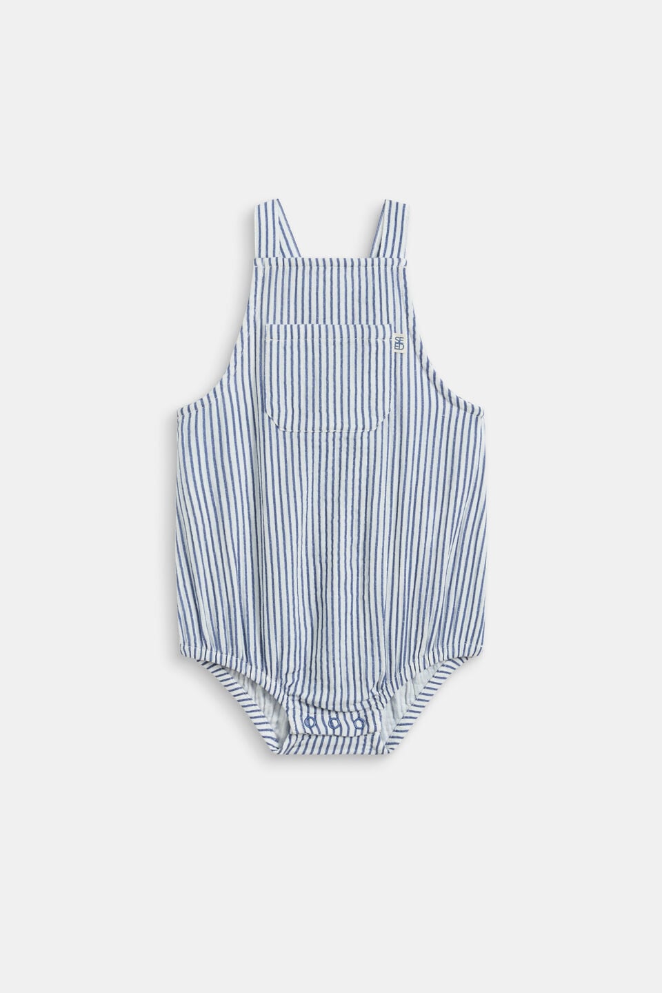 Stripe Romper  Navy