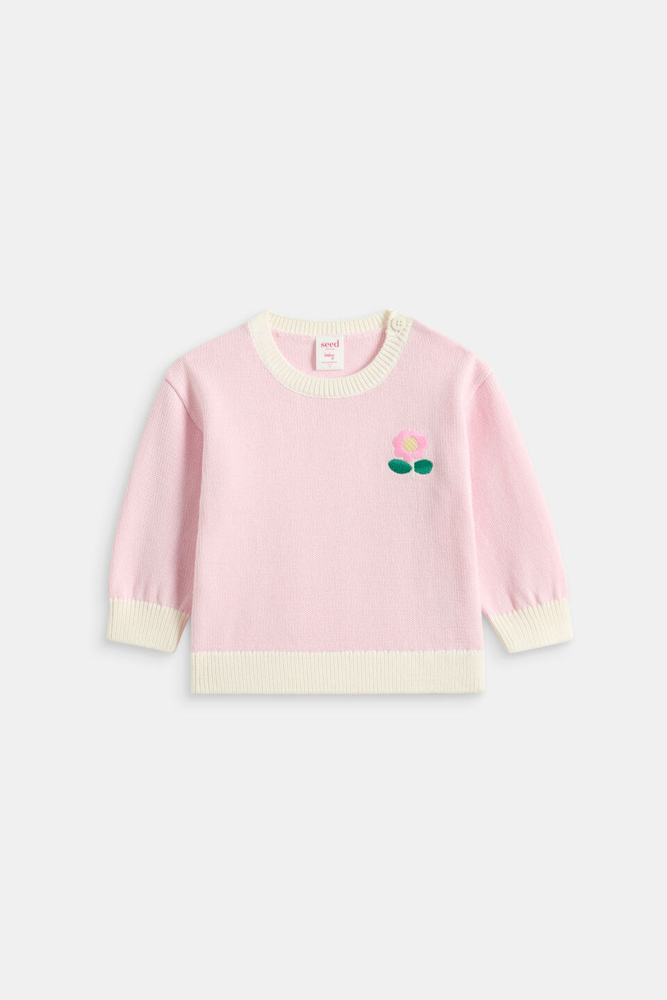 Chunky Knit Sweater  Pink Lemonade