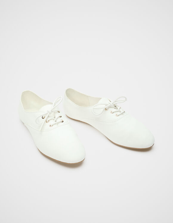 Ellie Ballet Lace Up  White  hi-res