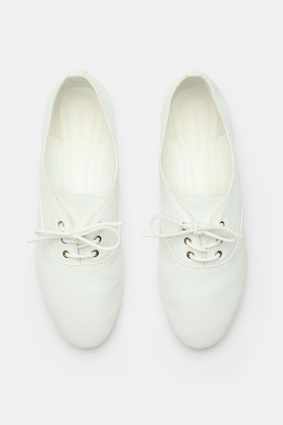 Ellie Ballet Lace Up  White  hi-res