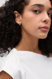 Small Hinge Hoop  Gold  hi-res