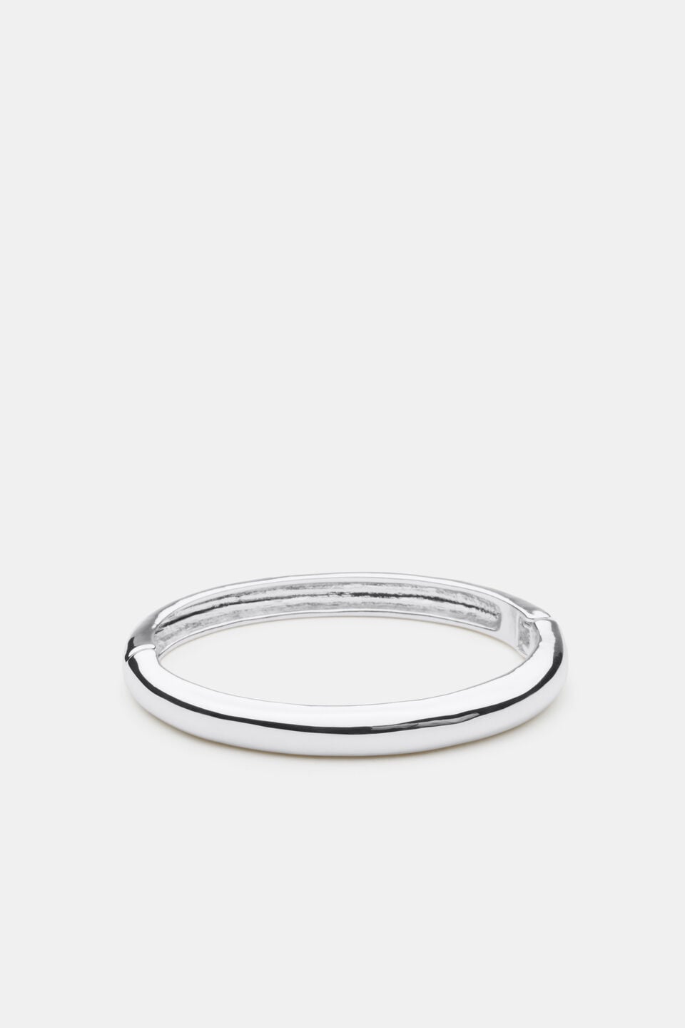 Classic Hinge Bangle  Silver