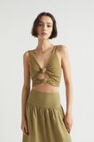 Cotton Knit Top  Deep Bronze  hi-res