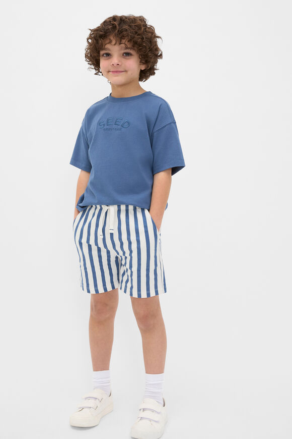 Core Logo Tee  Washed Navy  hi-res