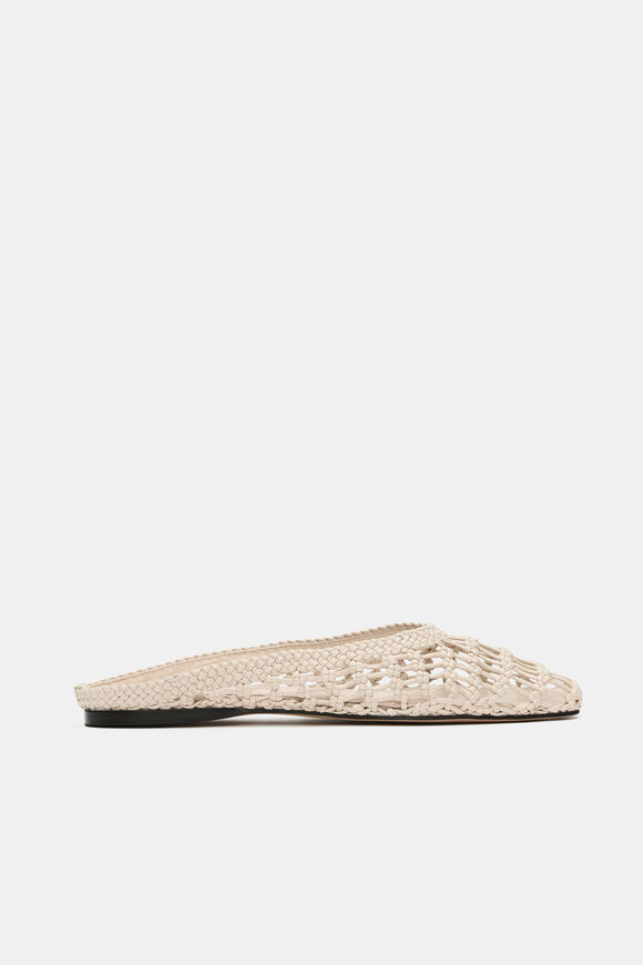 Bella Woven Mule  Stone  hi-res
