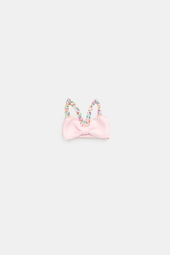 Bow Glitter Ears Duck Clip  Multi  hi-res